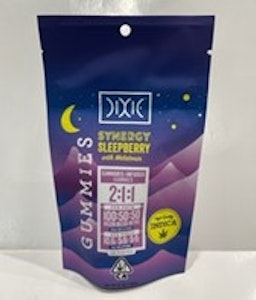 Dixie - Sleepberry 2:1:1 CBN:CBD:THC 200mg Gummies Bag - Dixie