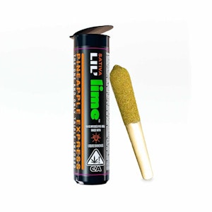 Lime - Lime Pineapple Express Diamond & Hash Infused Lil' Limes Mini Pre-Roll 0.6g