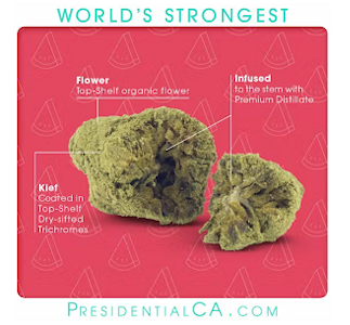Presidential - Presidential Moonrocks 1g Watermelon