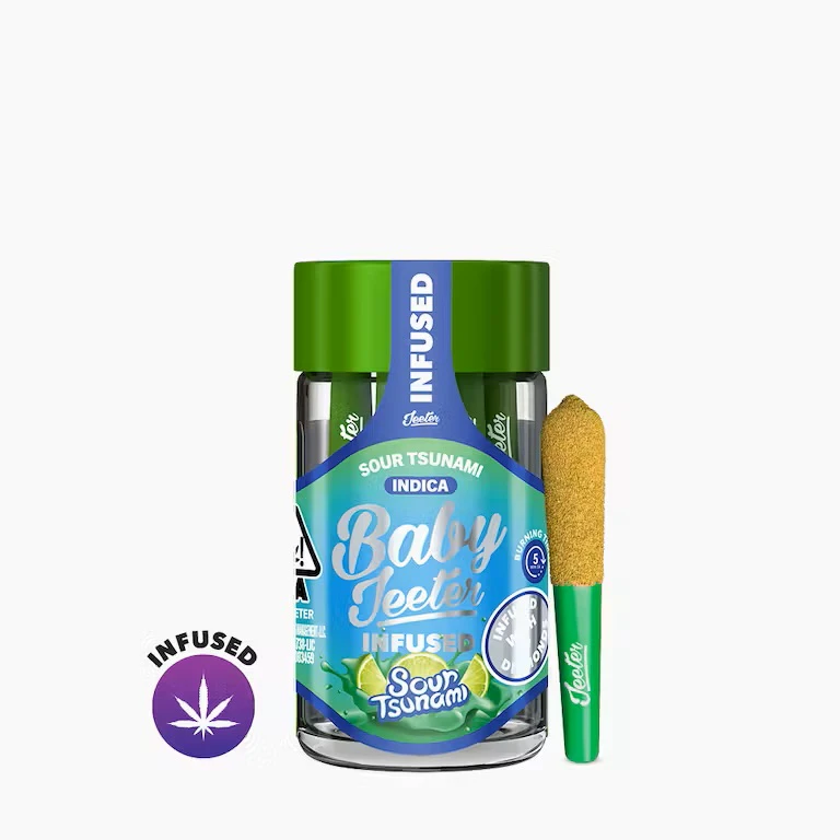 Jeeter - Baby Jeeter - 5pk Infused Prerolls - Sour Tsunami  Main Image