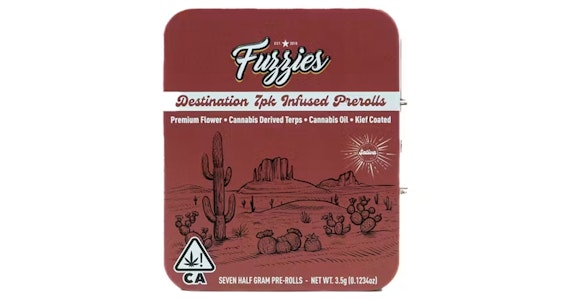 FUZZIES - Fuzzies - Desert Punch Infused Destination Pre-Rolls - 7ct