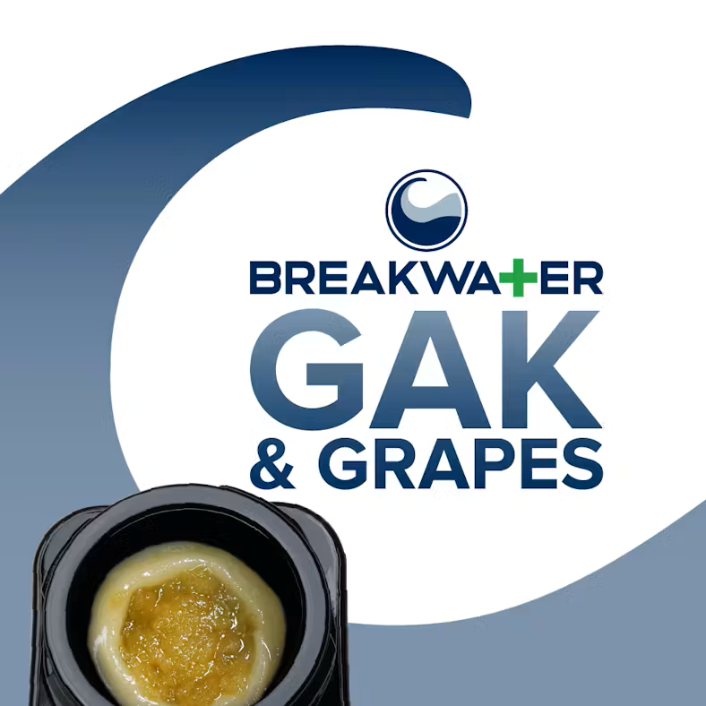 [REC] Breakwater | GAK & Grapes | 1g Live Hash Rosin (Thumbprint)