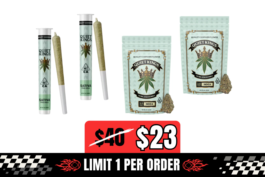 Quiet Kings - 43% off 9g Quiet Kings Flower Mix 🔥 Bundle Main Image