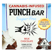 Punch - Punch Bar - Sugar Free Milk Chocolate  - Chocolate - 10pk