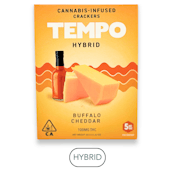 Tempo - Crackers - Buffalo Cheddar - Edible - 20pk - 100mg