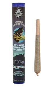 Space Coyote - Space Coyote GMO Cookies x Blueberry OG LR Utopia Indica Preroll 1g