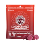 Kanha Nano - 100mg - 20ct Gummies - Cran Pomegranate