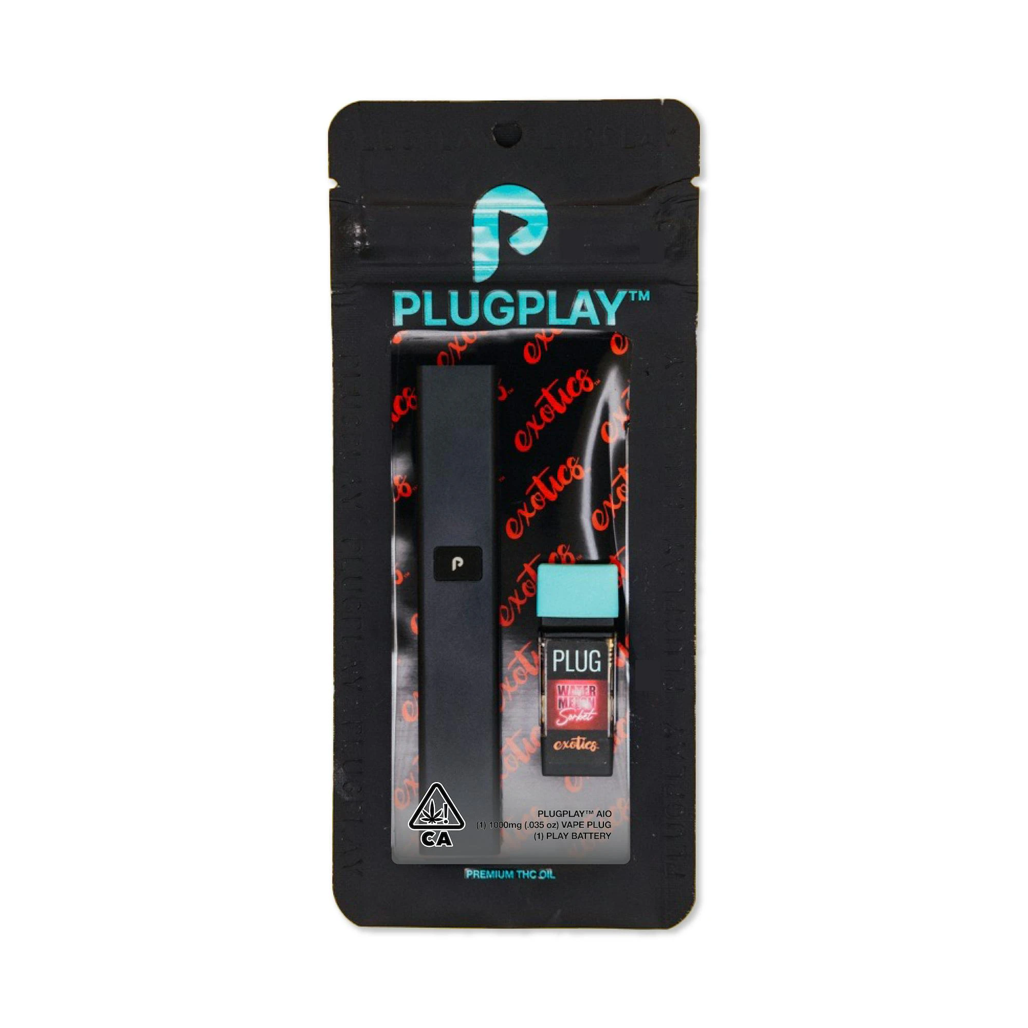 PLUGPLAY™ - PLUGPLAY | WATERMELON SORBET - AIO | CARTRIDGE | 1G Main Image
