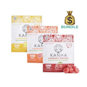 Kanha Sativa Gummies Bundle [3x 10 ct]