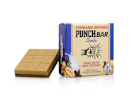 Peanut Butter Milk Chocolate Combo | 100mg THC Edible | Punch Bar 