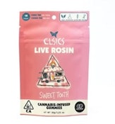 Sweet Tooth Hybrid Live Rosin Gummies 100mg - CLSICS