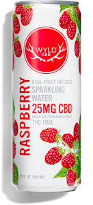 Raspberry Sparkling Water, 25mg, CBD
