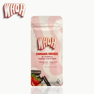 Whoa - WHOA | STRAWBERRY COOKIES AND CREAM BAR | EDIBLE | 100MG