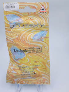 Sour Apple - 1g Live Diamonds Resin Cart - Blue Sky