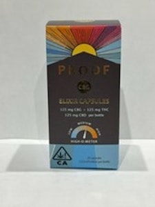 PROOF - 1:1:1 CBG:THC:CBD 375mg Elixir Capsules - Proof