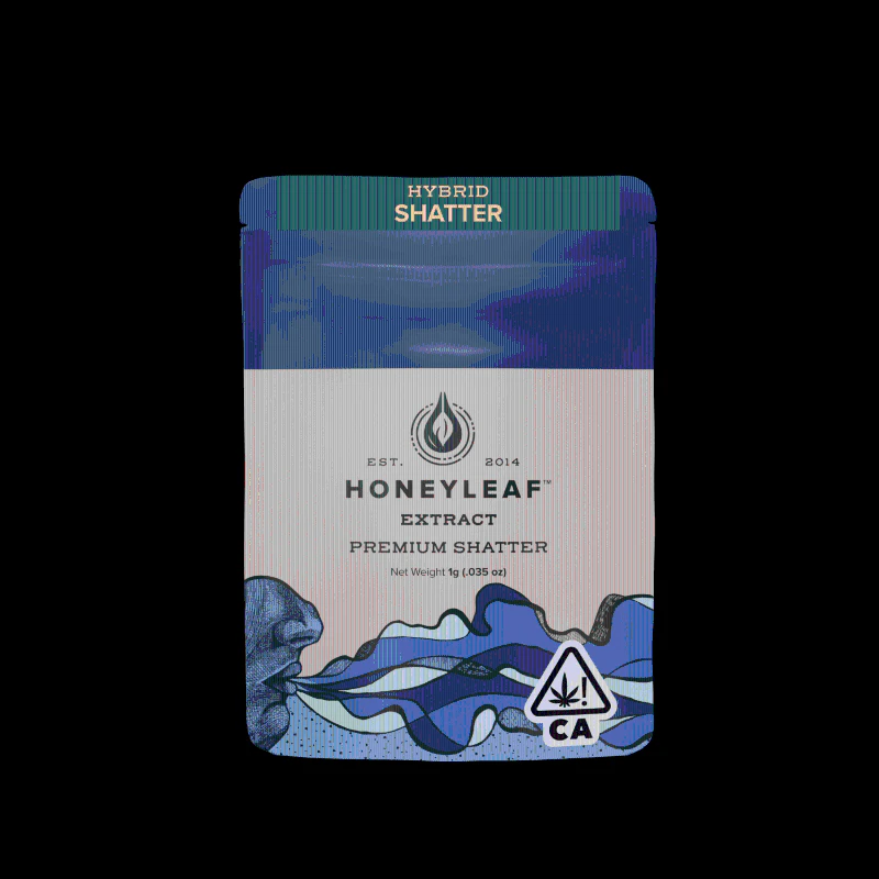 STIIIZY - HoneyLeaf Lemon Cherry Haze Shatter 1g Main Image