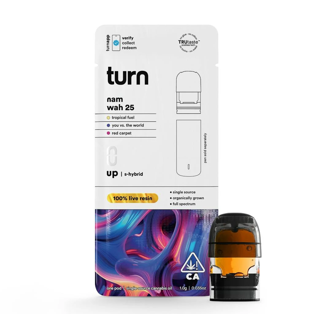turn - Turn Nam Wah 25 Live Resin POD 1.0g Main Image
