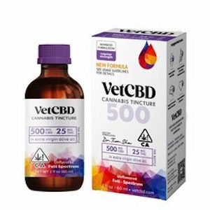VETCBD - Vet CBD - 20:1 Regular Strength Tincture 2oz 25mg
