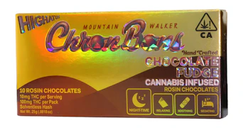 Highatus - Chocolate Fudge ChronBons Rosin Chocolate - 100mg