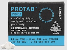 LEVEL - Capsules - Indica - Protab - 10PK - 250MG