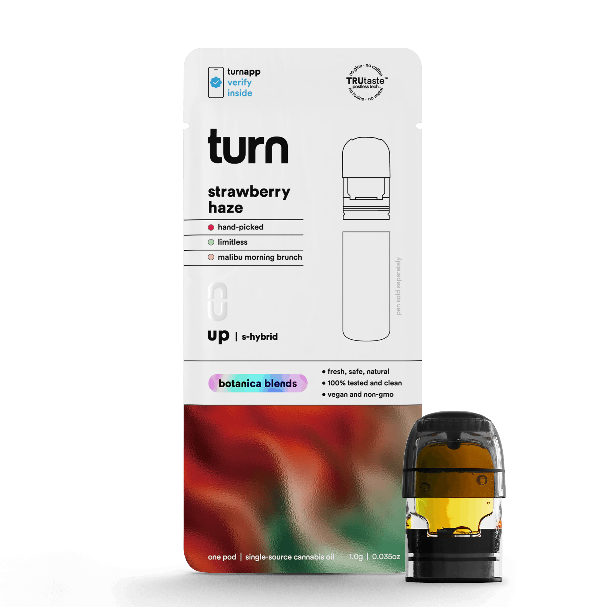 turn - Turn Botanica Pod 1g Strawberry Haze Main Image