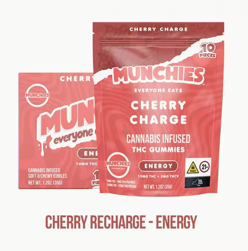 Munchies - Munchies - Cherry Charge - 100mg gummies Main Image