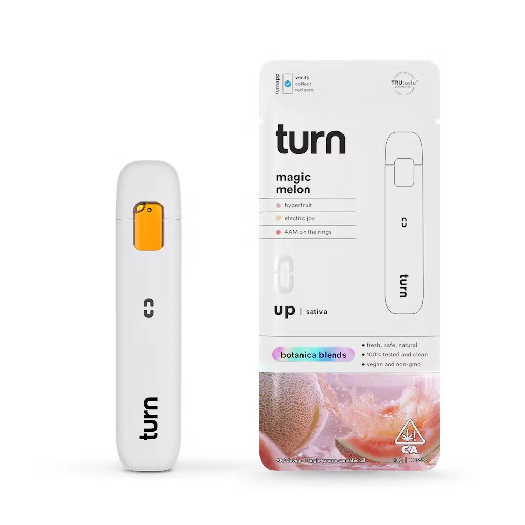 turn - 1.0g AIO | magic melon | botanica blends | down | Main Image