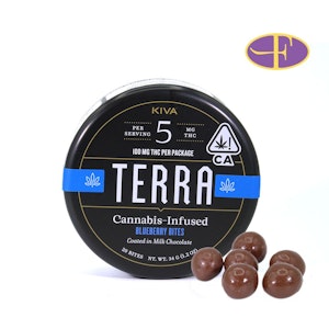 KIVA - Terra Bites Milk Chocolate Blueberries 