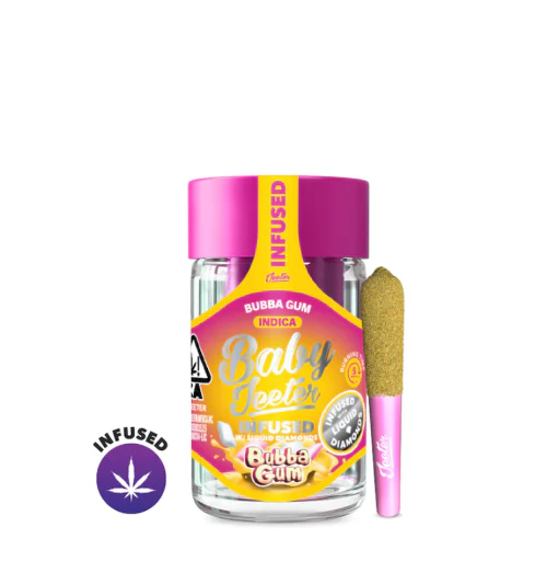 Jeeter - JEETER:  Bubba Gum Quad-Infused Baby Jeeter .5g Pre-Roll 5pk/2.5g (I) Main Image