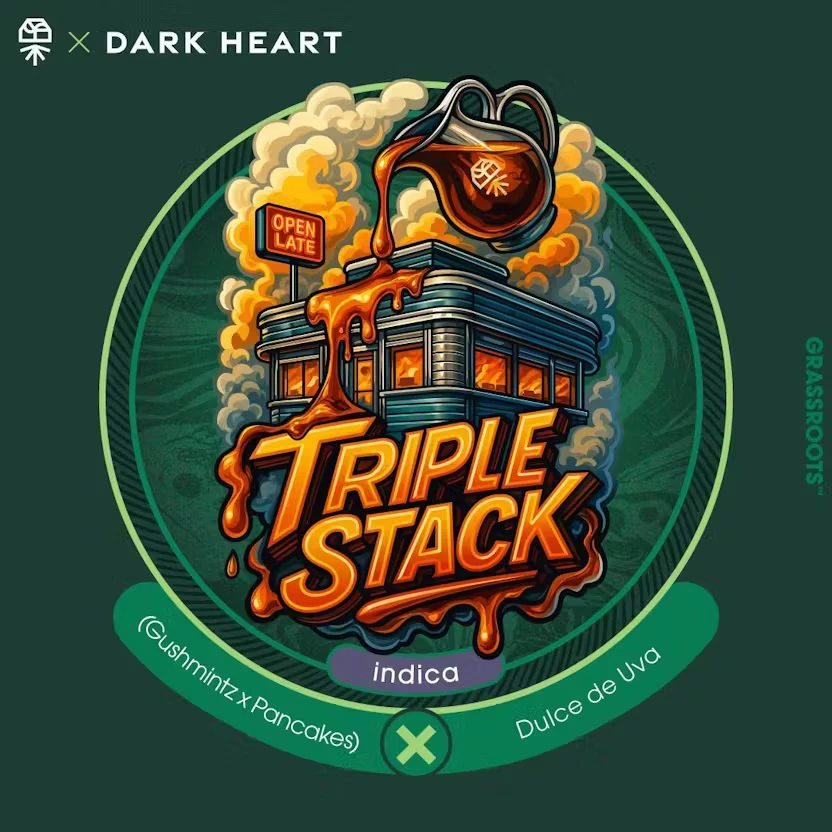 Grassroots - Grassroots x Darkheart - Triple Stack 14g Flower Main Image