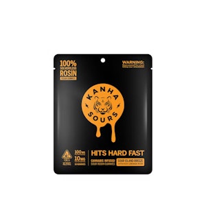 KANHA - KANHA - Rosin - Vegan Solventless Rosin NANO Sativa Sour Island Breeze 100mg (10 Units x 10mg THC) Gummy