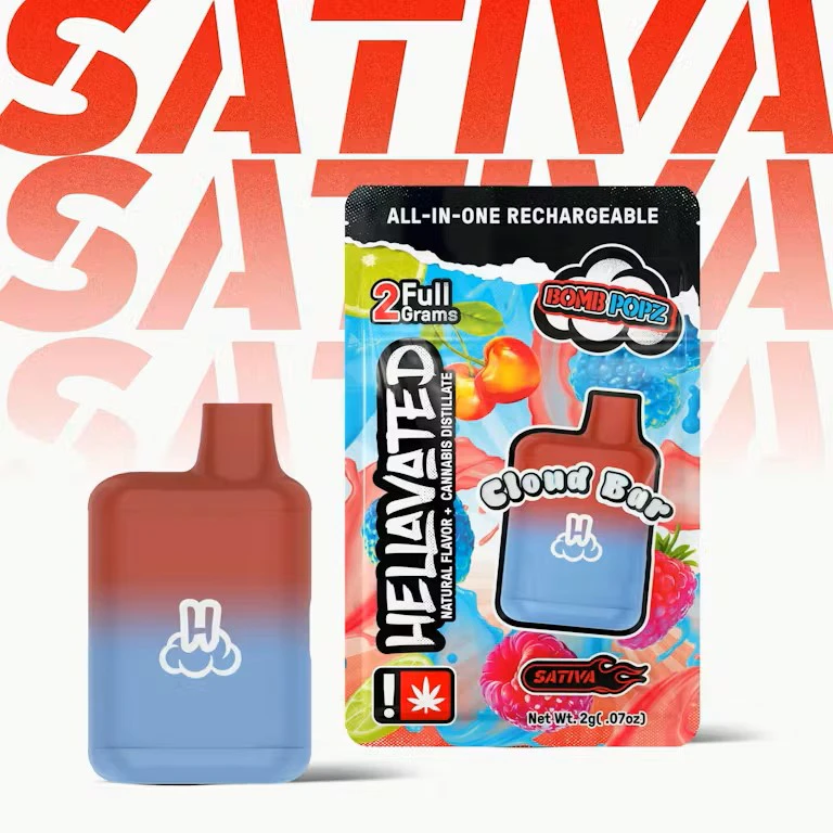 Hellavated - Hellavated Cloud Bar Bomb Pop 2g Main Image