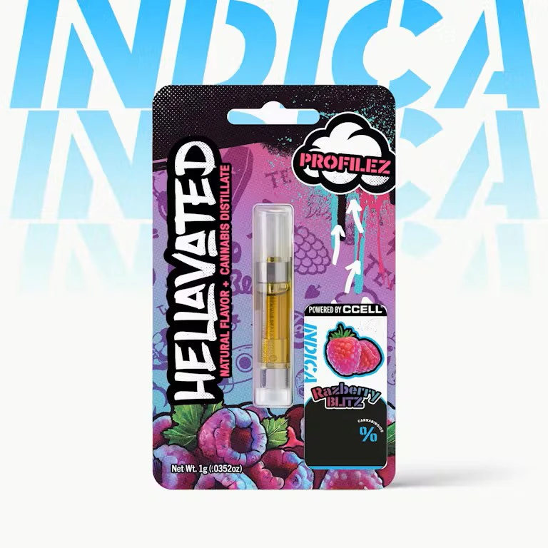Hellavated - Hellavated Profilez Razberry Blitz Cartridge 1g Main Image
