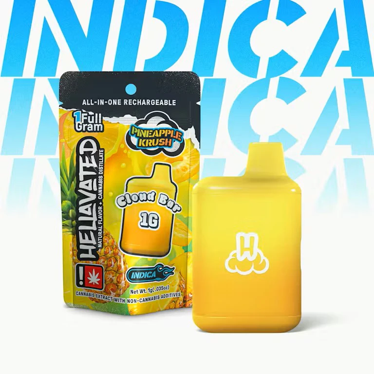 Hellavated - Hellavated Cloud Bar Pineapple Krush 1g Main Image