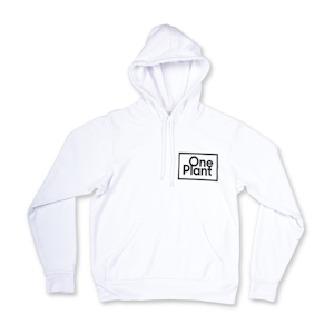 ONE PLANT - One Plant - White Hoodie - Small