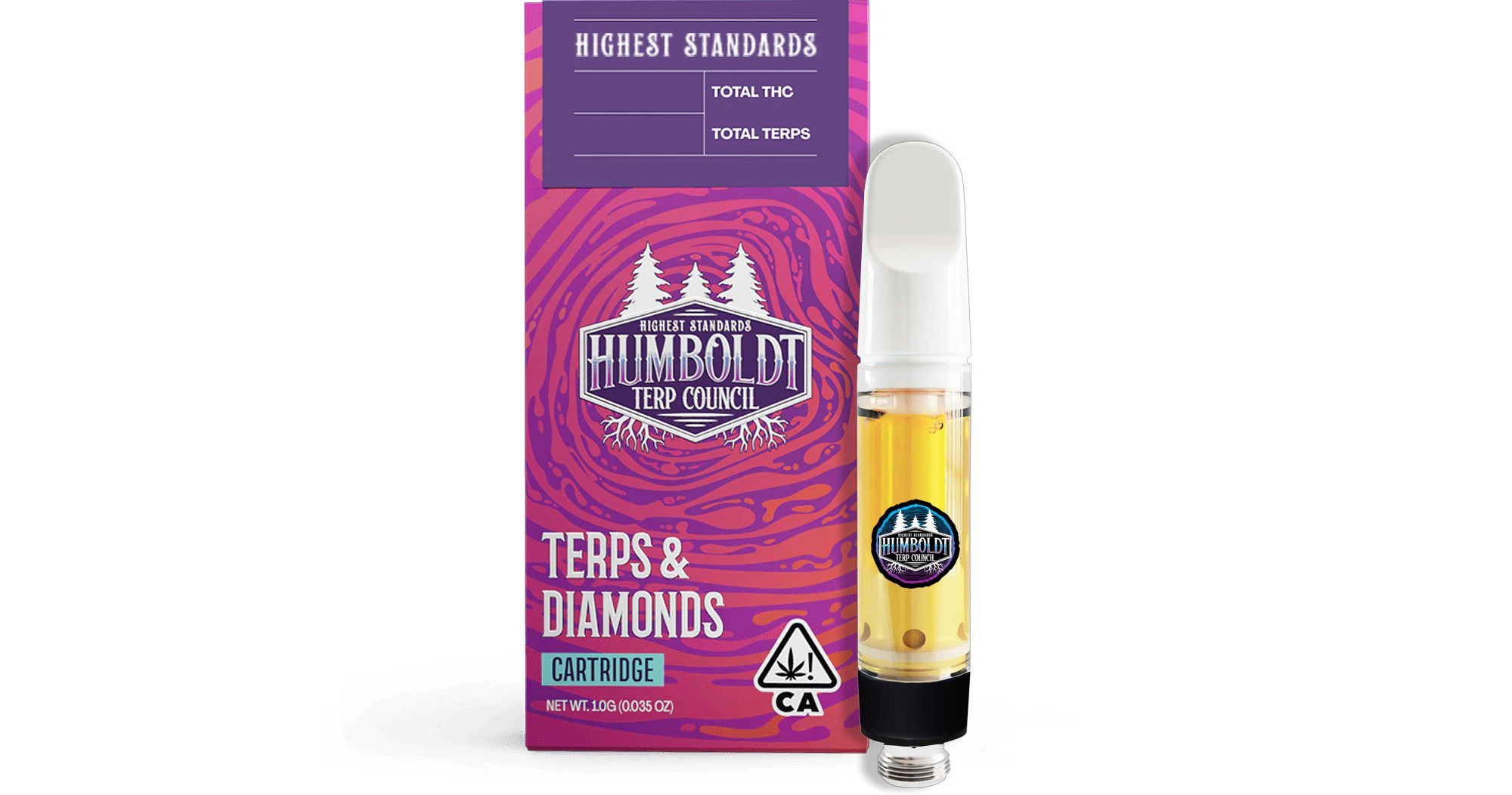 Humboldt Terp Council - Humboldt Terp Council - Amarelo Live Resin Cartridge - 1g Main Image