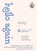 Hello Again - Sleep 4:1 8PK Infused Suppository (100mg)