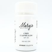 CBN Capsules 300mg - Mary's Medicinal
