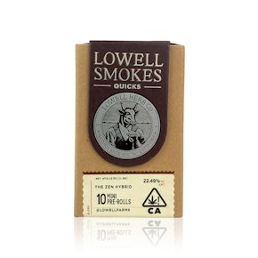 LOWELL - Preroll - The Zen Hybrid - 6-Pack - 3.5G