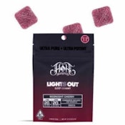 Heavy Hitters Gummies - Lights Out Sleep - Indica Cherry 1:1