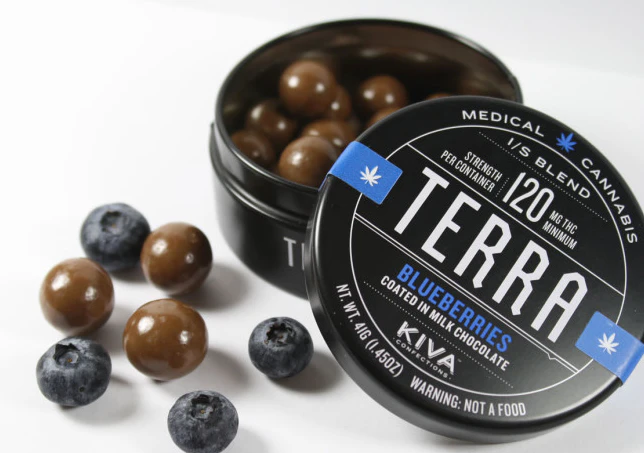 Kiva - Kiva - Milk Chocolate Blueberries Terra Bites - 100mg Main Image