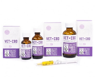 VETCBD - VET CBD Regular Strength Tincture 1oz CBD 125mg : THC 6.25mg