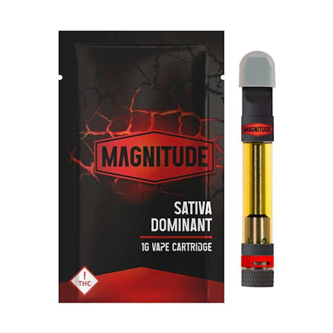Magnitude - White Widow -Sativa- 88.33% THC | 1g Vape (Cartridge) | Magnitude -o1 back