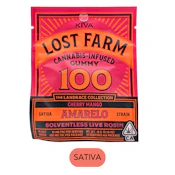Lost Farms - Single - Cherry Mango Amarelo - Gummies - 100mg