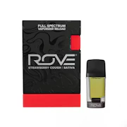 Rove | Live Resin Diamonds Vape Reload | Strawberry Cough | 1g