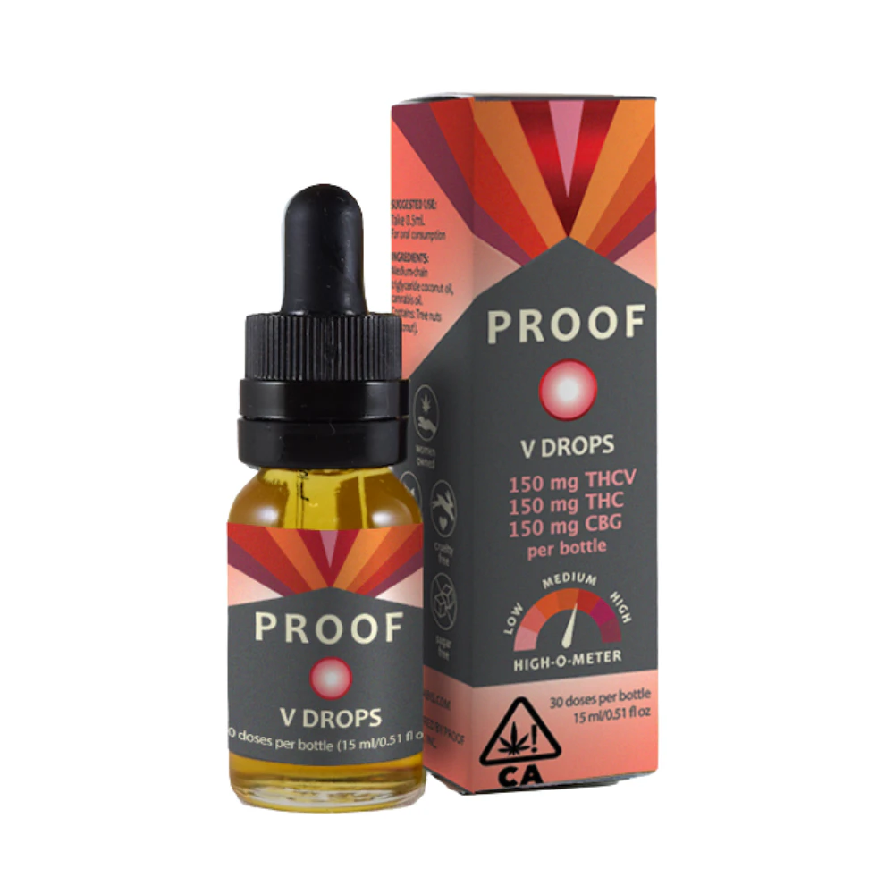 Proof - 450mg THCv:THC:CBG V Drops (15ml) Tincture - Proof Main Image