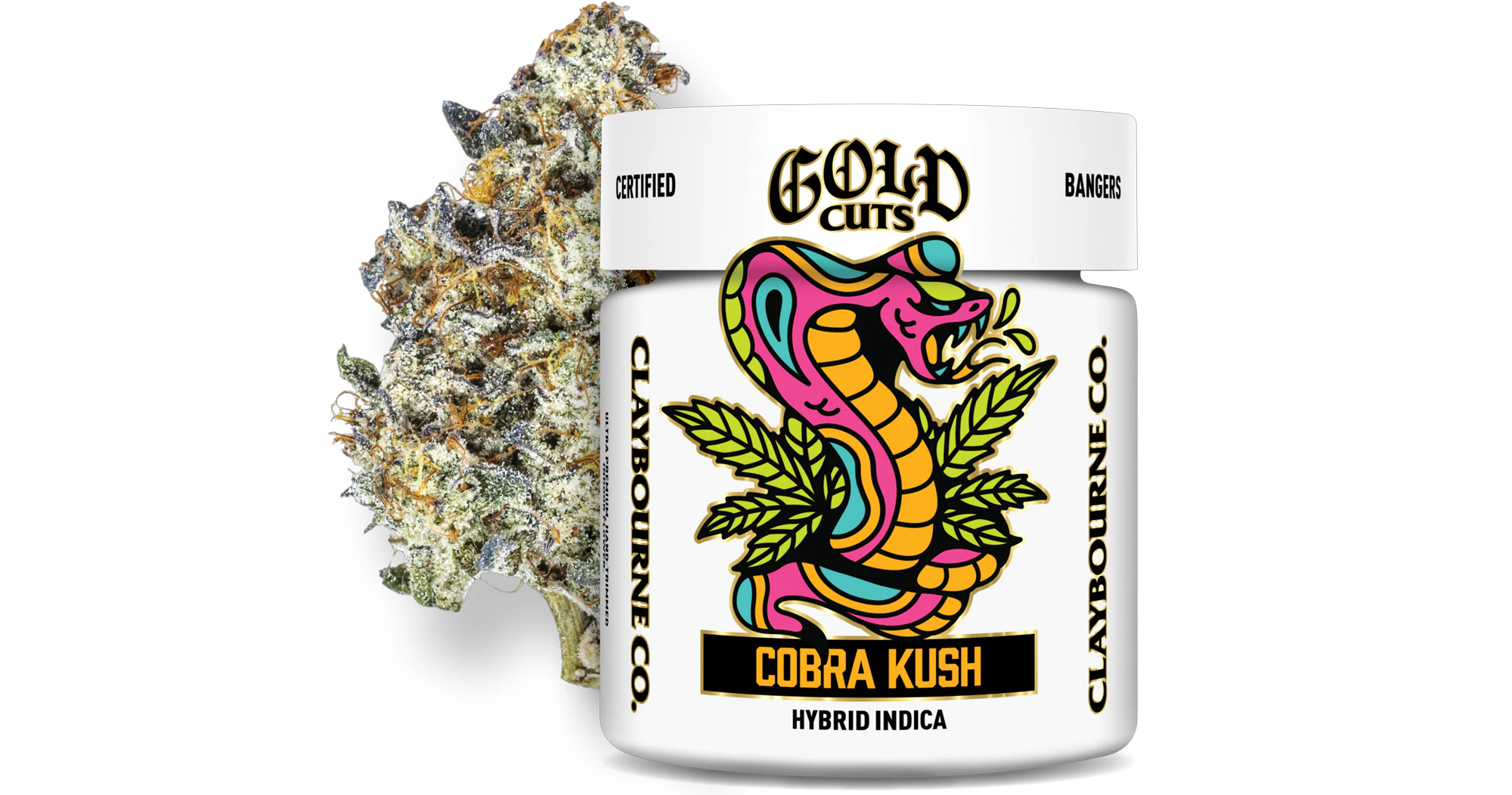 Claybourne Co. - Claybourne Co. - Cobra Kush Gold Cuts - 3.5g Main Image