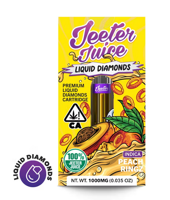 Jeeter Juice Cartridge Peach Ringz Liquid Diamonds 1g Los Angeles