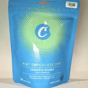Cookies - Mint Chocolate Chip Cookies 10Pk 100mg - Cookies