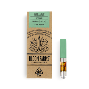 BLOOM FARMS - Bloom Farms Vanilla Mac LR Cart .5g